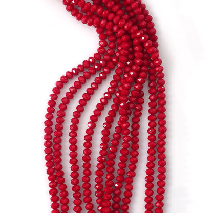 3/4/6/8mm Flat Bead Porcelain Jade Glass Beads  for Diy Bracelet Necklace Jewelry Accessories