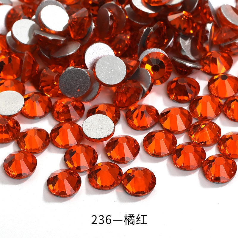1440pcs/2.5mm Flat Round Nail Rhinestone DIY Phone Case Accessories Rhinestone Stick Crystal