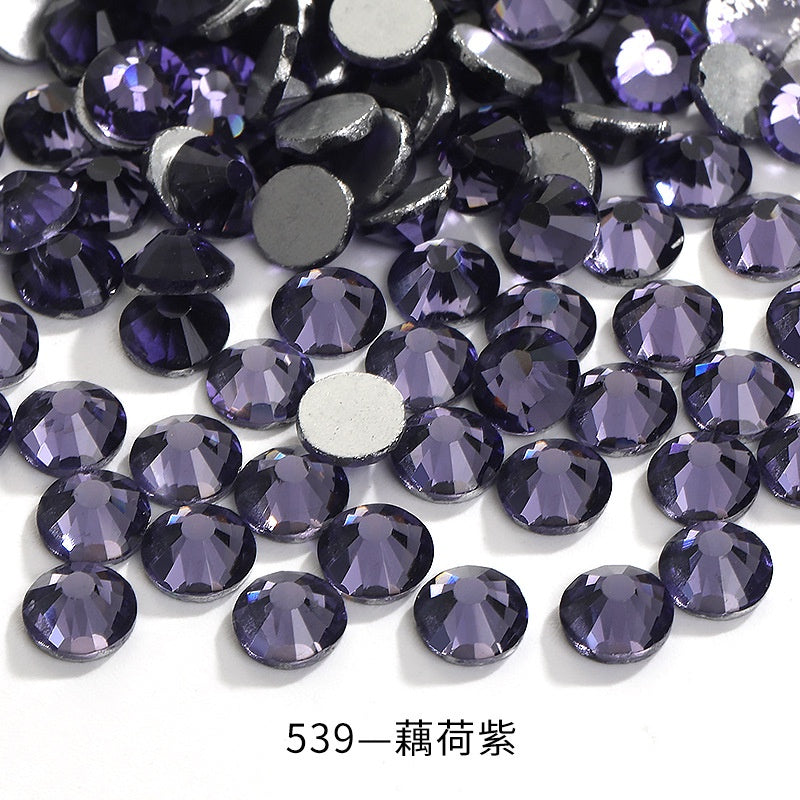 1440pcs/1.8mm Flat Round Nail Rhinestone DIY Phone Case Accessories Rhinestone Stick Crystal