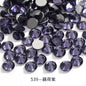 288pcs/6mm Flat Round Nail Rhinestone DIY Phone Case Accessories Rhinestone Stick Crystal