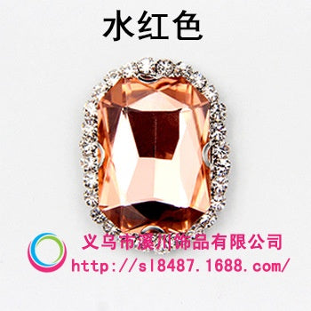 10pcs 8*10mm Octagon Shape  Crystal Rhinestone with Sliver/Gold Bottom Hand Sewn Rhinestone DIY  Phone Case Clothing Accessories Materials