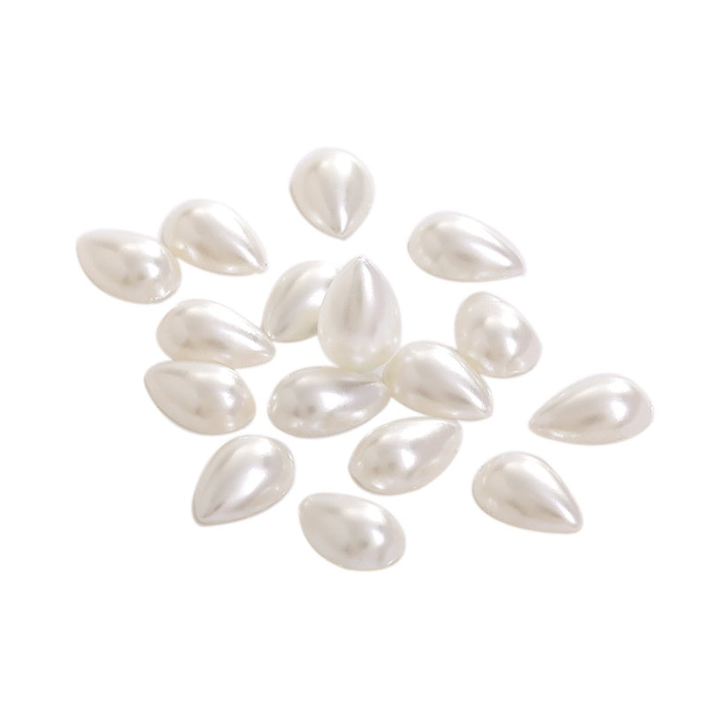 100g  ABS Drops Half Face Pearl Wedding Dress Accessories Headdress DIY Handmade Materials