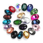 10pcs Large size naked rhinestones 18*25mm 20*30mm Oval Shape Fancy Glass Crystal Rhinestones for DIY Clothing Decoration