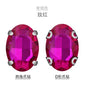 Oval Crystal Claw Rhinestones 20pcs 8*10mm 10*14mm Crystal Strass Diamond Rhinestone Sew on Clothing Garment Rhinestone with Claw for Dress
