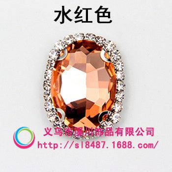 10pcs 10*14mm Crystal Rhinestone for DIY Clothing Accessories Jewelry Making diy accessories Clothing Accessories Shoes