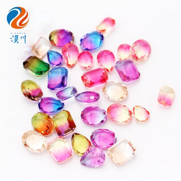 10PCS Special Color Gradient Nail Rhinestones Diy Accessories Nail Jewelry Materials
