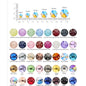 18mm 10pcs Hand Stitched Rhinestones Flat-bottomed Rhinestone Satellite Crystal Glass Rhinestones Flat Buckle