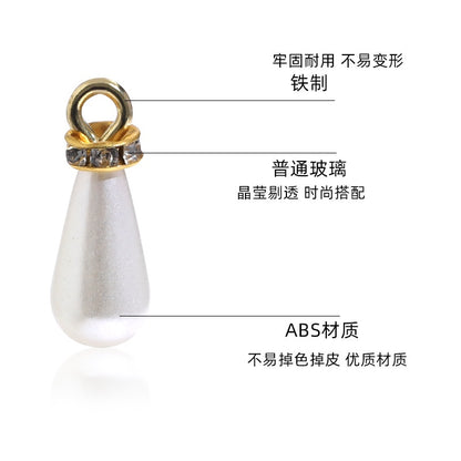 ABS Drop High Shine Pearl Hanging Diamond Earrings Accessories Diy Necklace String Chain Accessories