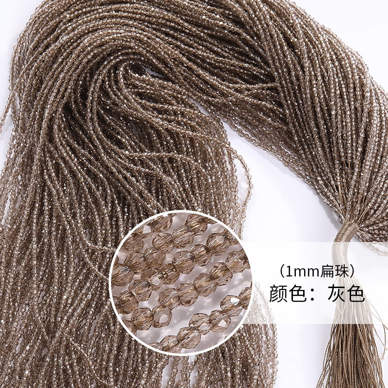 35cm Crystal Glass Beads Long Door Curtain Pendant Hand Ornaments Necklace Bracelet Jewelry DIY Loose Beads