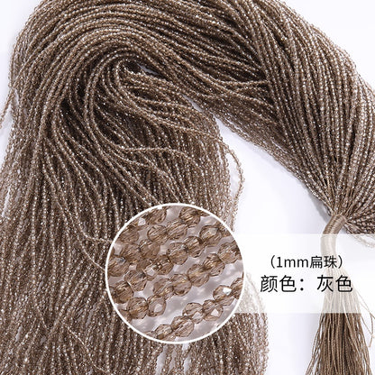 35cm Crystal Glass Beads Long Door Curtain Pendant Hand Ornaments Necklace Bracelet Jewelry DIY Loose Beads