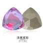 Shiny 10pcs Dazzle pointy bottom drill diy high-grade fat triangle rhinrhiner jewelry Nail accessories