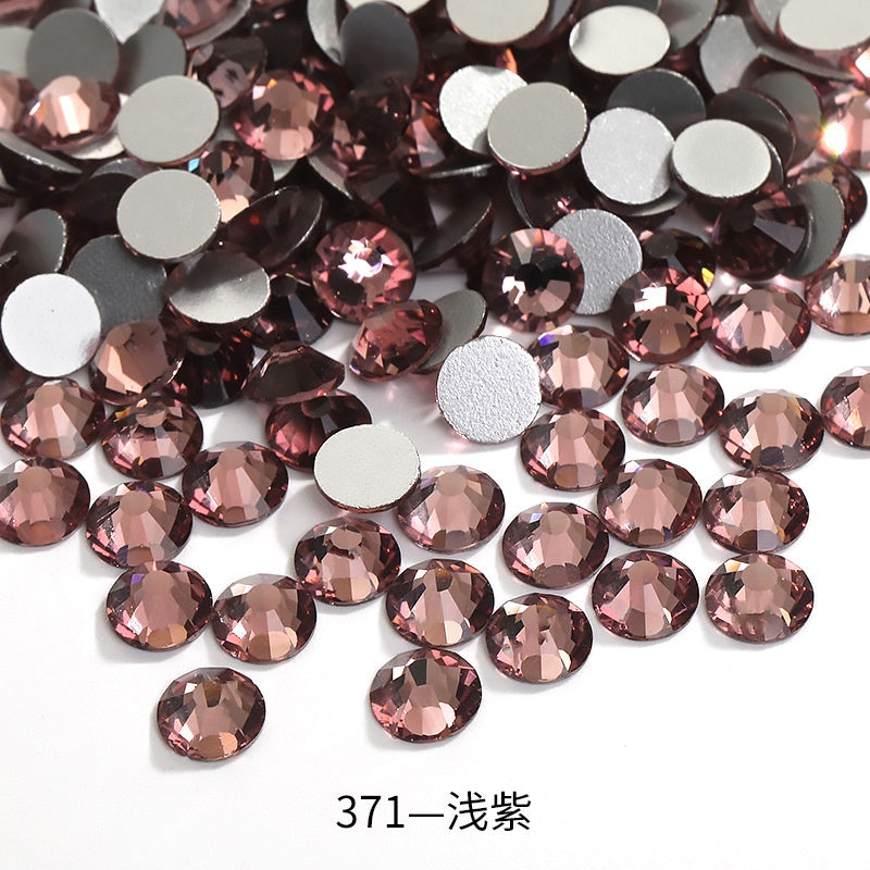 1440pcs/1.8mm Flat Round Nail Rhinestone DIY Phone Case Accessories Rhinestone Stick Crystal