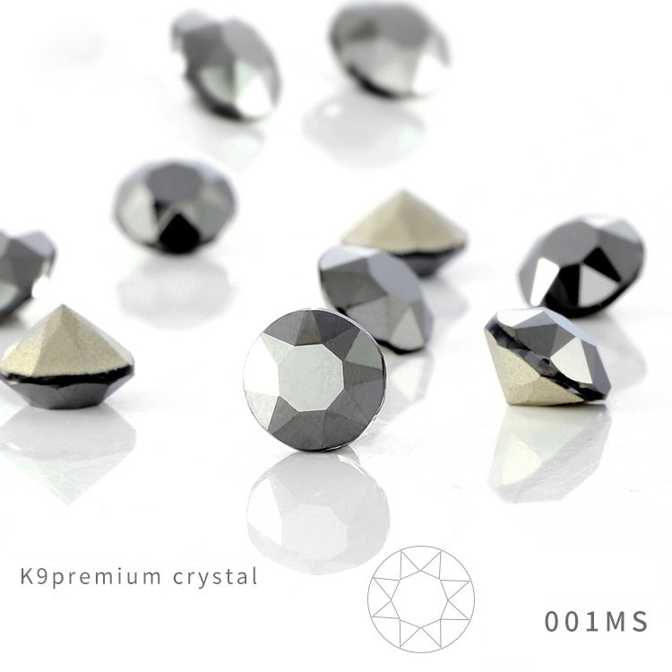 K9 Glass Crystal 4mm/5mm/6mm 10PCS Nail Art Rhinestone Crystal Diamond for Clothing Jewelry Making