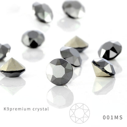 K9 Glass Crystal 4mm/5mm/6mm 10PCS Nail Art Rhinestone Crystal Diamond for Clothing Jewelry Making
