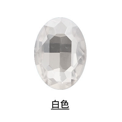 10pcs Large size naked rhinestones 18*25mm 20*30mm Oval Shape Fancy Glass Crystal Rhinestones for DIY Clothing Decoration