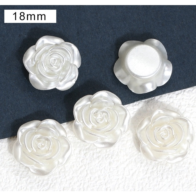 20PCS 12/16/18mm Pearl Color ABS French Hawthorn Accessories For Handmade DIY Jewelry Making
