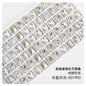 10mm  10pcs Nail Rhinrhinea High-end Tip Bottom Rhinrhinea  Rectangular Round Corner Diy Accessories Materials