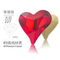 High-quality Crooked Peach Heart crystal glass rhinestones abnormity rhinestones diy ornament accessories rhinestone nail paste rhinestones material