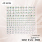 Colorful Super Shiny Rhinestone Stickers for Masquerade Parties DIY Makeup Kit