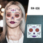 Halloween Clown Horror Mouth Tattoo Stickers, for Party Props Horror Cosplay Costume Makeup Props, for Halloween Masquerade Cosplay Party.