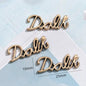 Diy Alloy Letter Hair Accessories Alloy Accessories Retro Alloy Letter Cream Glue Accessories Diy Phone Case Hair Clip Material Pack