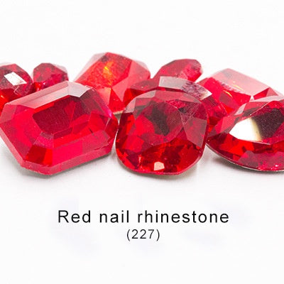 20PCS Multi-shape Crystal Glass Rhinestones Nail Art Rhinestones Ornament Dazzle Rhinestone Nail Paste Rhinestones Diy Ornament Accessory Material
