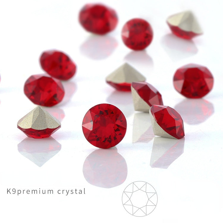 K9 Glass Crystal 4mm/5mm/6mm 10PCS Nail Art Rhinestone Crystal Diamond for Clothing Jewelry Making