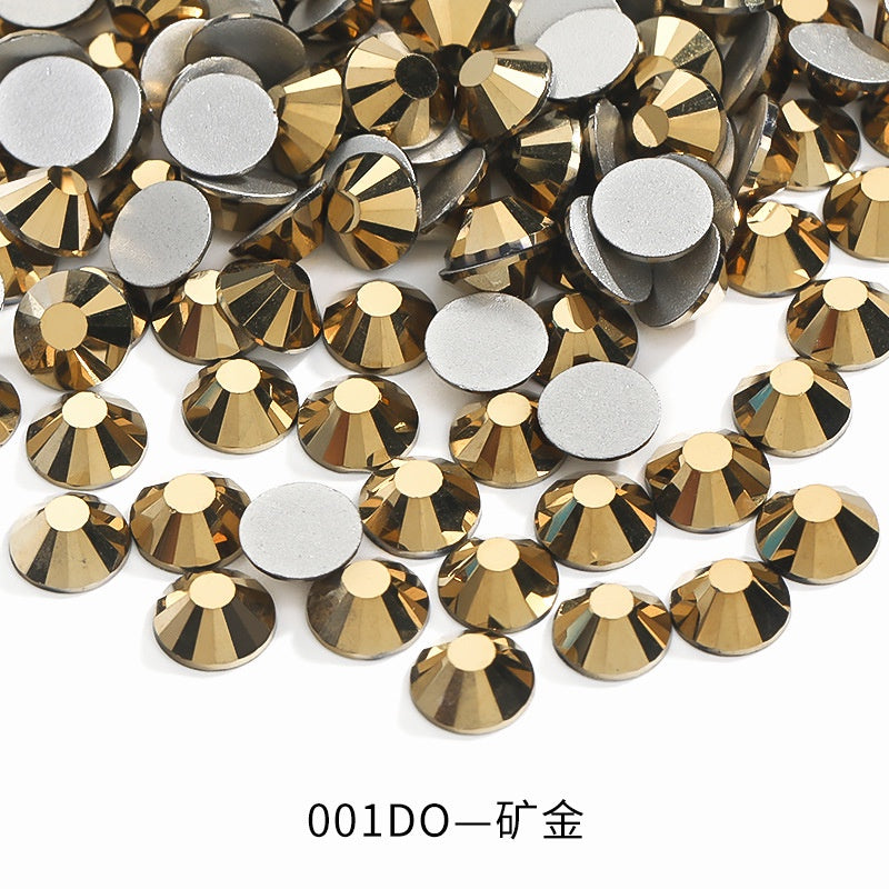 1440pcs/2.5mm Flat Round Nail Rhinestone DIY Phone Case Accessories Rhinestone Stick Crystal
