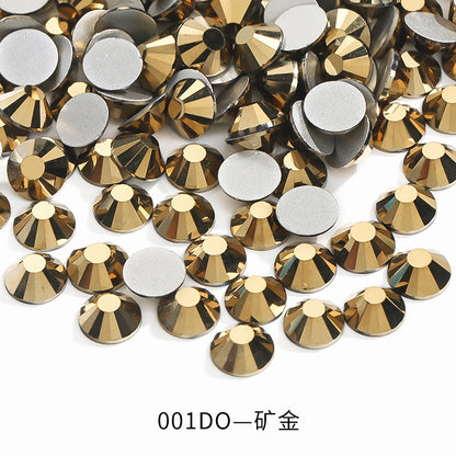 1440pcs/2.5mm Flat Round Nail Rhinestone DIY Phone Case Accessories Rhinestone Stick Crystal