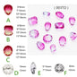 10Pcs Elliptic shape Special Color Gradient Nail Rhinestones Diy Accessories Nail Jewelry Materials
