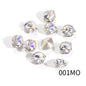 10*12mm Colored Eye Shape Crystall Diamond Charm Shiny Glass Rhinestone for Clothing Jewelry Making Accessories
