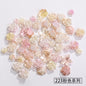 50g Baroque Mixed Designs Diy Homemade Flower Bow Shape Resin Phone Case Decoration ABS Headdress Hair Accessories