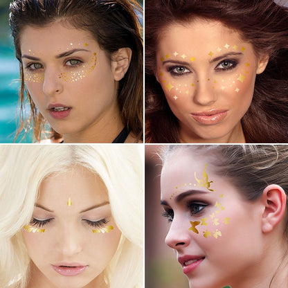 Freckle Face Tattoo Stickers Little Star/Freckle Face Stickers for Carnival Masquerade Party Makeup Stickers