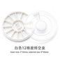 12 Rotating Circular Diamond Box Nail Art Jewelry Storage Box Jewelry Distribution Box Nail Art Diamond Transparent Tool Box