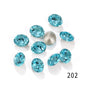 Candy Color 8*10/10*14mm Transparent Oval Crystal Nest Surface K9 Rhinestone Costume Jewelry Production