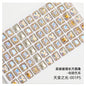 10mm  10pcs Nail Rhinrhinea High-end Tip Bottom Rhinrhinea  Rectangular Round Corner Diy Accessories Materials