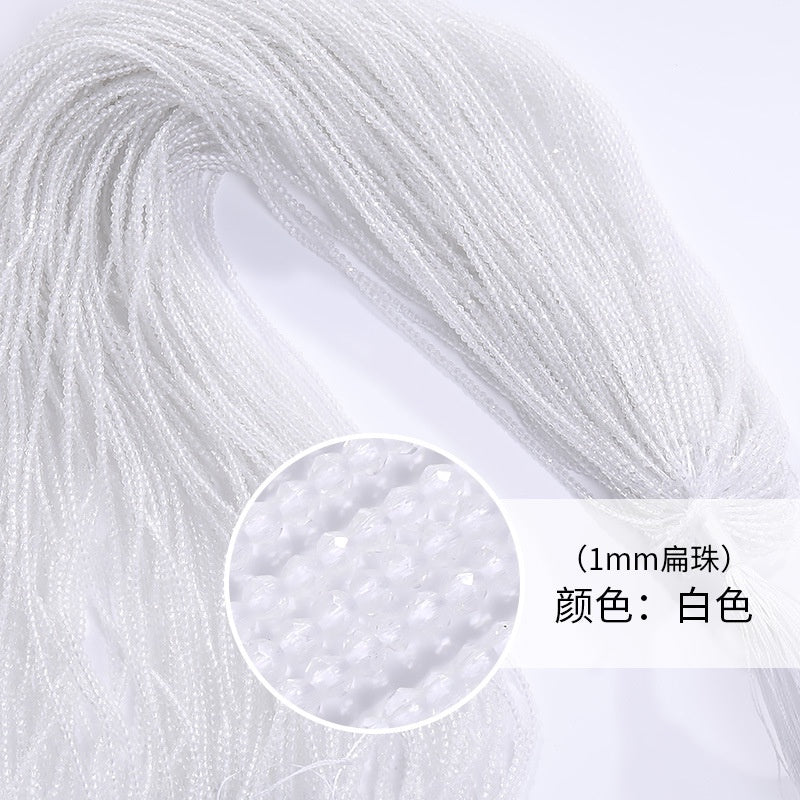 35cm Crystal Glass Beads Long Door Curtain Pendant Hand Ornaments Necklace Bracelet Jewelry DIY Loose Beads