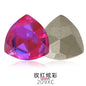Shiny 10pcs Dazzle pointy bottom drill diy high-grade fat triangle rhinrhiner jewelry Nail accessories