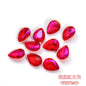 8*13mm Drop Shape Shiny Moonlight Crystal Nail Art Glass Transparent Rhinestone for DIY Phone Case Decoration
