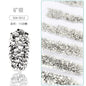 1.5-3.2mm Mixed Nail Rhinestone Small Size Mixed Size Glass Rhinestone Colorful Diamond Mixed Nail Crystal