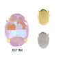 Oval Shape 10*14mm/13*18mm Mocha Shiny Sew On Crystal Clothing Rhinestone for For DIY Handmade