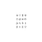 Fashion Small Tattoo Stickers Cute Student Finger Ins Style Semi-permanent Herbal Tattoo Stickers