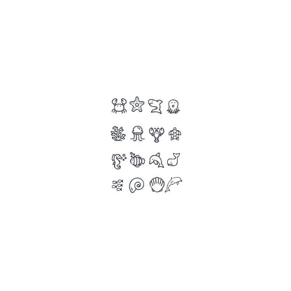 Fashion Small Tattoo Stickers Cute Student Finger Ins Style Semi-permanent Herbal Tattoo Stickers