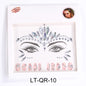 Tattoo Sticker Face Rhinestone Diamond Forehead Stickers Creative Stage Beauty Stickers Face Pasters