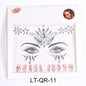 Tattoo Sticker Face Rhinestone Diamond Forehead Stickers Creative Stage Beauty Stickers Face Pasters