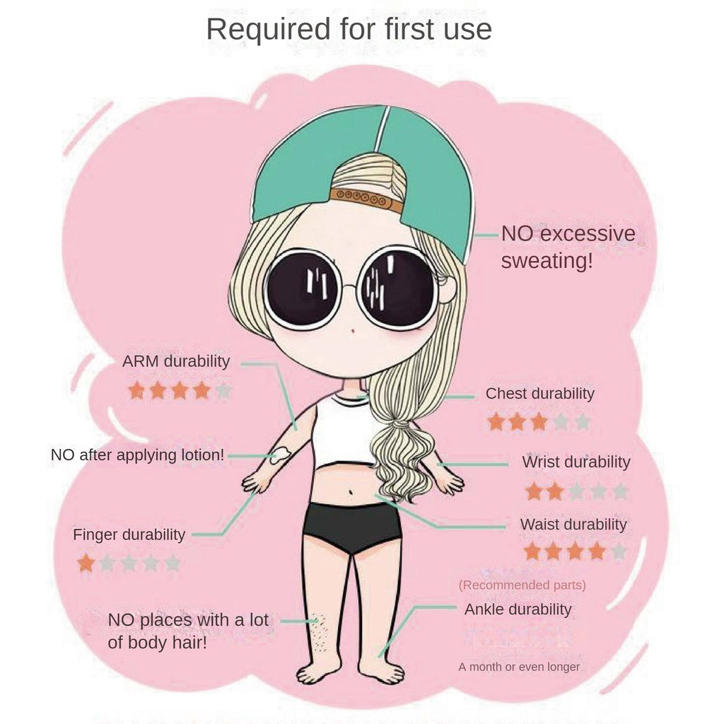 Cute Lachrymal Mole Six Stars Smiley Face Small Expression Simulation Sexy Scorpion Electrocardiogram Tattoo