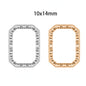 Golden/Silver Nest Shape Bottom/Sew on Rhinestone DIY Jewelry Making/Copper Material