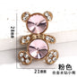 Crystal Bear Multi-color Diamond Bear Brooch DIY Accessories
