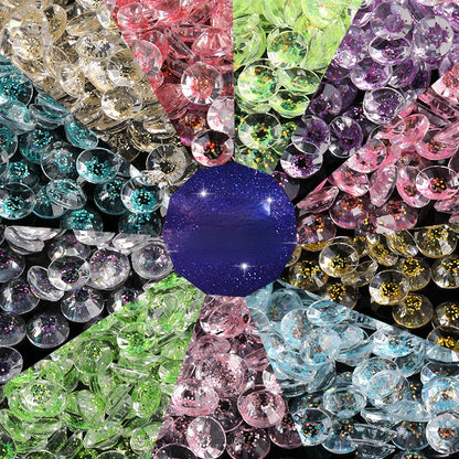 Galaxy Series Resin Rhinestone Nail Art Flatback Rhinestone for DIY Clothes Accessories