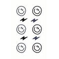 Cute Lachrymal Mole Six Stars Smiley Face Small Expression Simulation Sexy Scorpion Electrocardiogram Tattoo